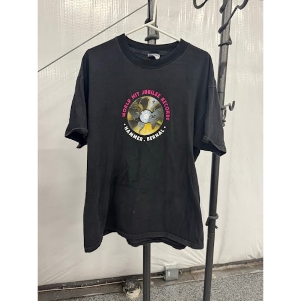 Vintage Hanes Beefy-T World Hit Jubilee Records Hammer Bernal T-Shirt XL